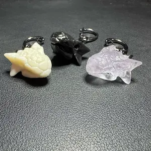 Ankylosaurus Skull | Resin Keychain Replica - High Paleo Accuracy, Detail, and Durability - Dinosaur Armored Herbivore Gift for Dino Enthusiasts