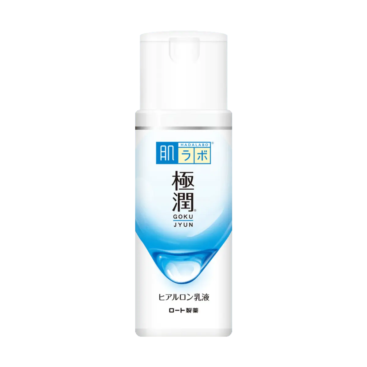 Hada Labo Gokujyun Hyaluronic Acid Moisturizing Emulsion - 140ml, Lightweight Hydration for Soft, Supple Skin