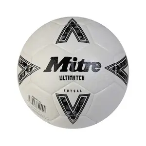 Mitre Ultimatch Futsal Match Soccer Ball Size 4 with Hyperseam TM Technology and Dual Hyperfoam for Optimum Control and Durability