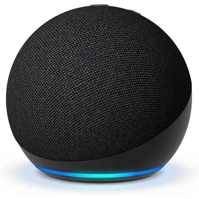 Echo Dot 5th Generation Smart Mini Speaker - Portable Audio Bluetooth Device with Brighter Sound, More Useful Programs, and All-New Design