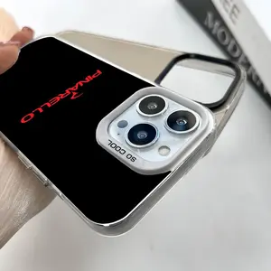 Mountain bike pinarello Phone Case For iPhone 17 Pro Max 16 15 14 13 12 MAX Plus Color silver shell Cover