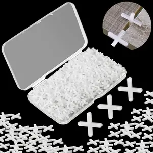 500 Pieces 1/16 Inch Replaceable Wide Tile Leveler Spacers Cross for Wall Floor Ceramic Tile and Stone Installation
