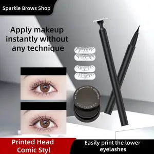 2-in-1 Lower Lash Stamp + Eyeliner Pen| Waterproof Sweatproof Smudge-Proof