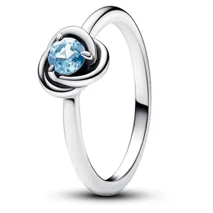 Pandora March Birthstone Eternity Circle Ring 192993C03-56