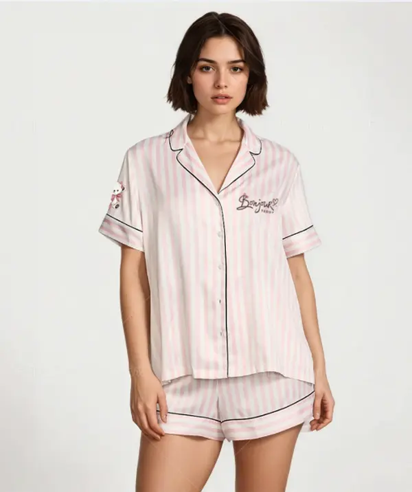 【EKOUAER & Teddy】Lady's lovely and comfortable autumn casual pajama set