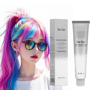 3.4 fl oz(100ml) Professional Permanent Hair Color Dye Cream | Over 40 Trend Colors | Ammonia-Low | Long Lasting Color | Natural Shine For All Hair Types Easy At Home Application (No Kit)