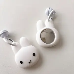 Cute Rabbit Design AirTag Case, AirTag Holder, Cartoon Rabbit Design Anti-lost Case, Pet Positioning Tracker Anti-lost Protective Cover, AirTag Keychain Pendant Protection