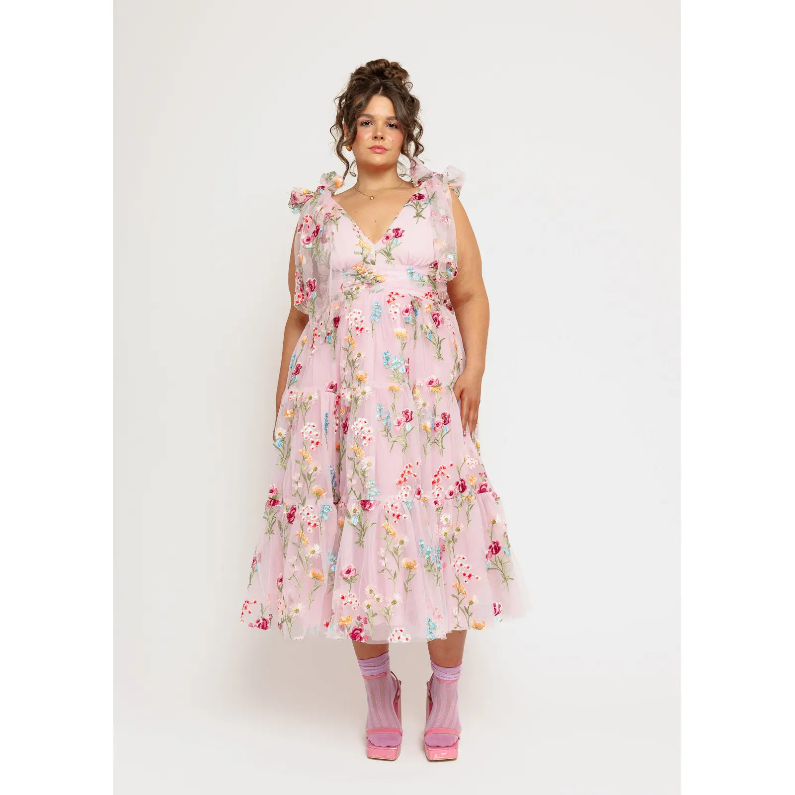 mackenzie midi dress in limoncello Vintage Lemonade Tulip Hem Wrap Dress Small