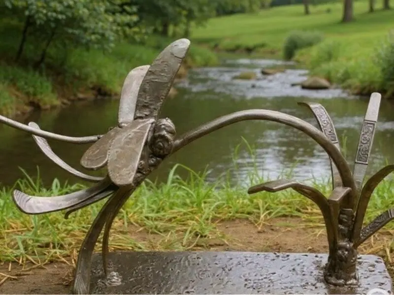 "Dragonfly Dreams" sculpture