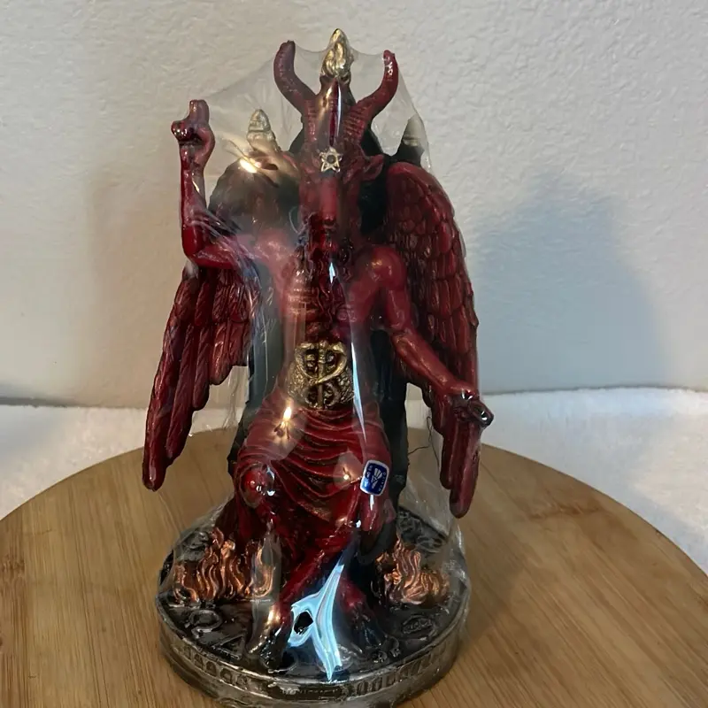 9” inches Baphomet Red