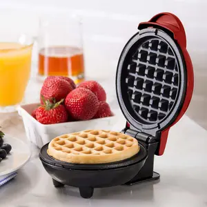 Mini Waffle Maker for Household Baking - Compact Design, Easy to Use, Ideal for Quick Baking