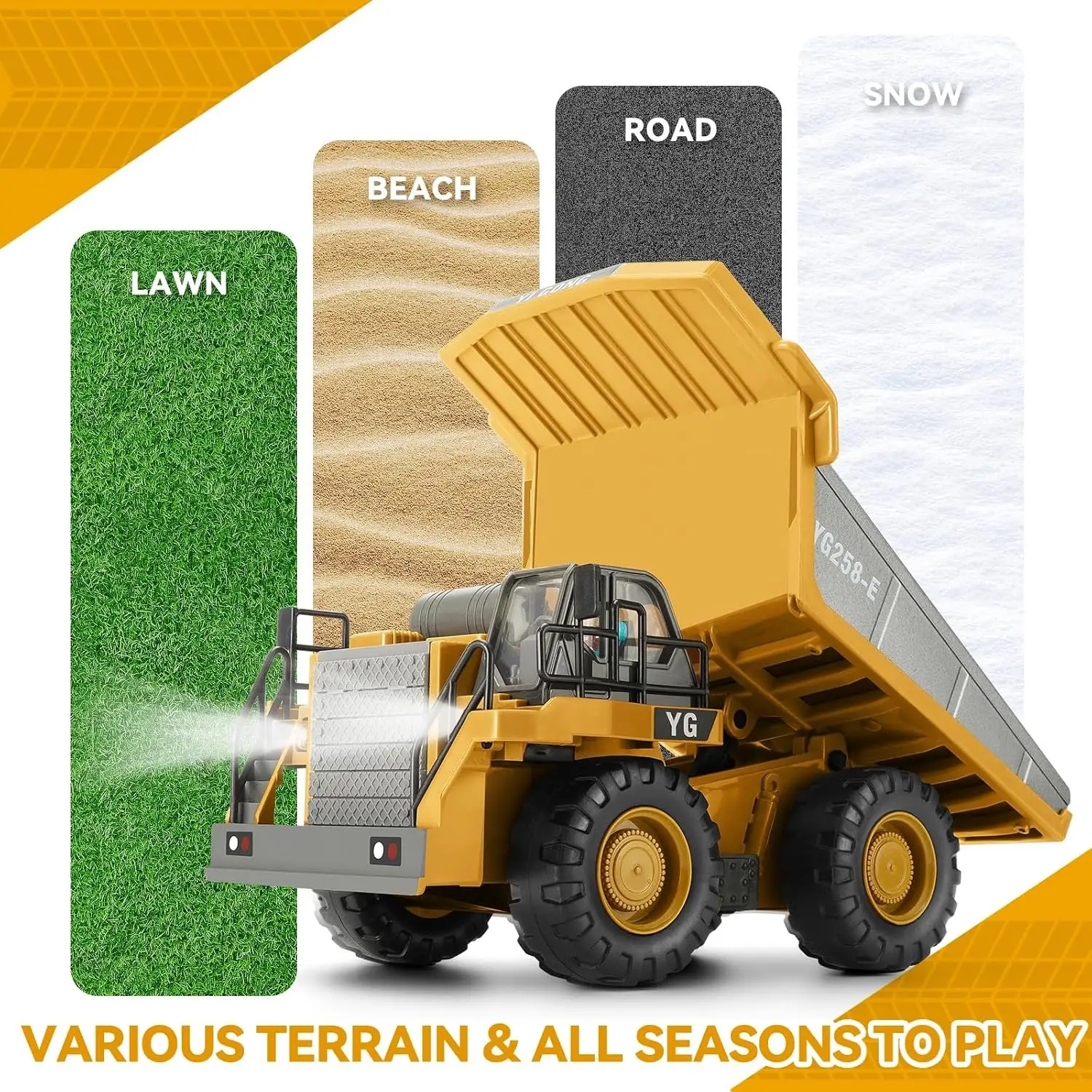 Remote Control Excavator Toys for Boys 8-12 Kids Best Gift Ideas for Age 3 4 5 6 7 8 9 10+ Year Old BoyRechargeable remote control construction series