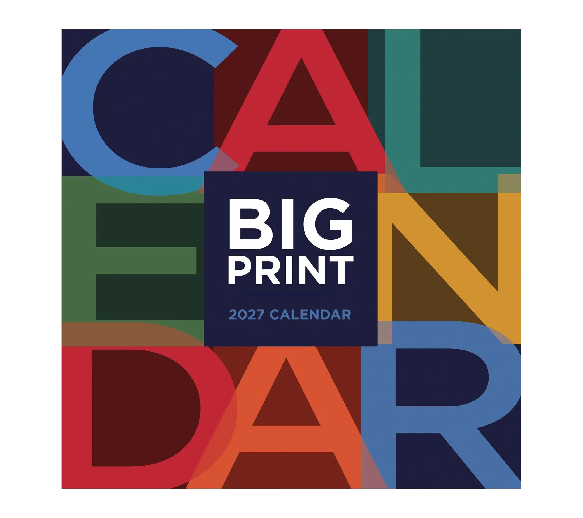 2027 Big Print Wall Calendar
