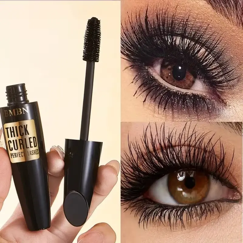 5D Dense Lengthening Voluminous Beauty Mascara - Non-sticky, non-greasy, curling effect, makes the eyes appear brighter, eyeliner contours clearer, easy to use, long-lasting makeup effect