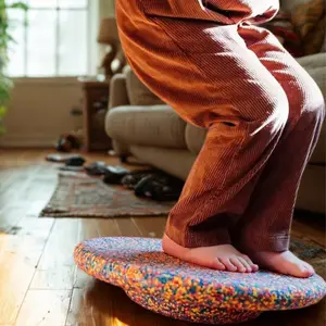 1pc Colorful High-Index EPP Balance BoardDurable, Multi-Color, Non-Slip Surface forStrength, Coordination, and Attention TrainingIdeal for Indoor & Outdoor Fitness, GymAccessory, Fitness Equipment|Colorful BalanceBoardlDurable Balance Trainer