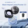 CARSLAN 3.0 Update Version Black Magnet Soft Focus Makup Powder 24H Longlasting Translucent Setting Powder, Oil Control, Waterproof, Sweatproof, Blurring Pore Face Powder, Matte Flawless Finsh