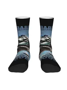 1 Pair Happy Funny Men's compression Socks Bombardino Crocodilo Retro Harajuku Brainrot Hip Hop Novelty Pattern Crew Crazy Sock Gift Printed Merry Christmas Decoration Gift Xmas