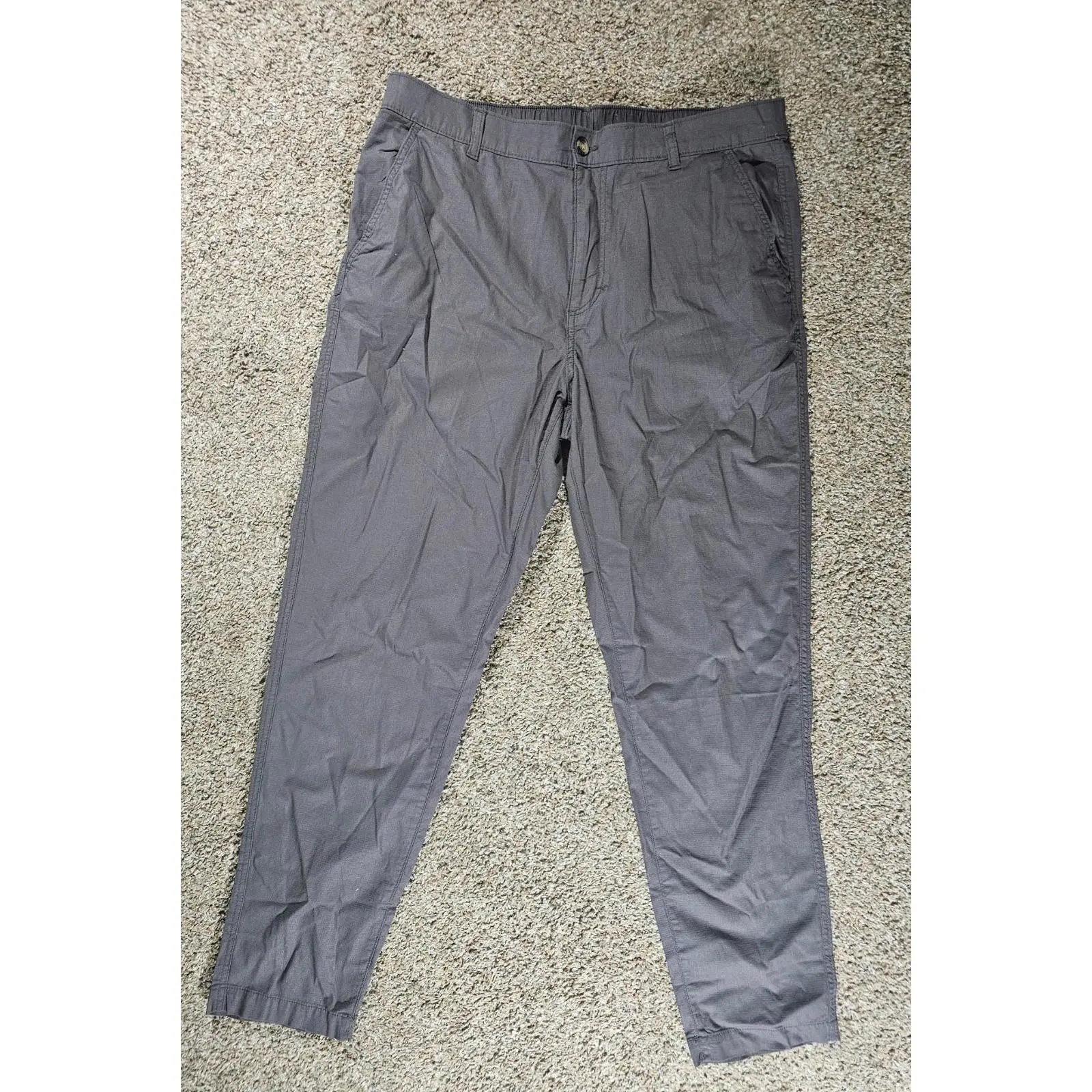 Eddie Bauer Ripstop Hiking Pants Men's 38x32 Gray