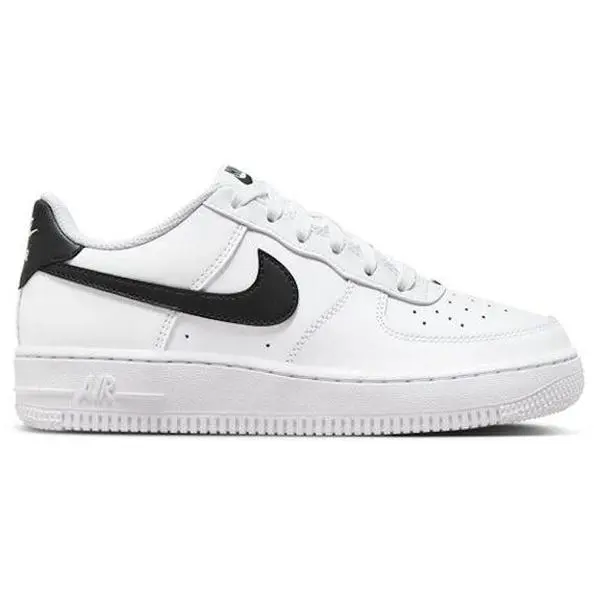 Nike Air Force 1 Low White Black 2024 GS Kids Sneakers Grade School Low Top Casual Lifestyle Shoes FV5948-101