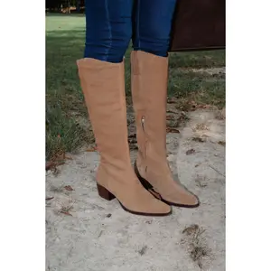Dolce Vita Virona Suede Boots-Brown