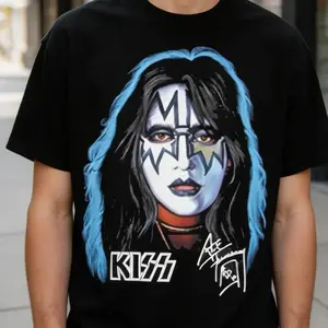 [SALE UP TO 30%] Kiss Ace Frehley 1978 Solo Album Retro Rock T-Shirt Unisex Shirt Made Using 100% US Cotton, Design & Printed In The USA.