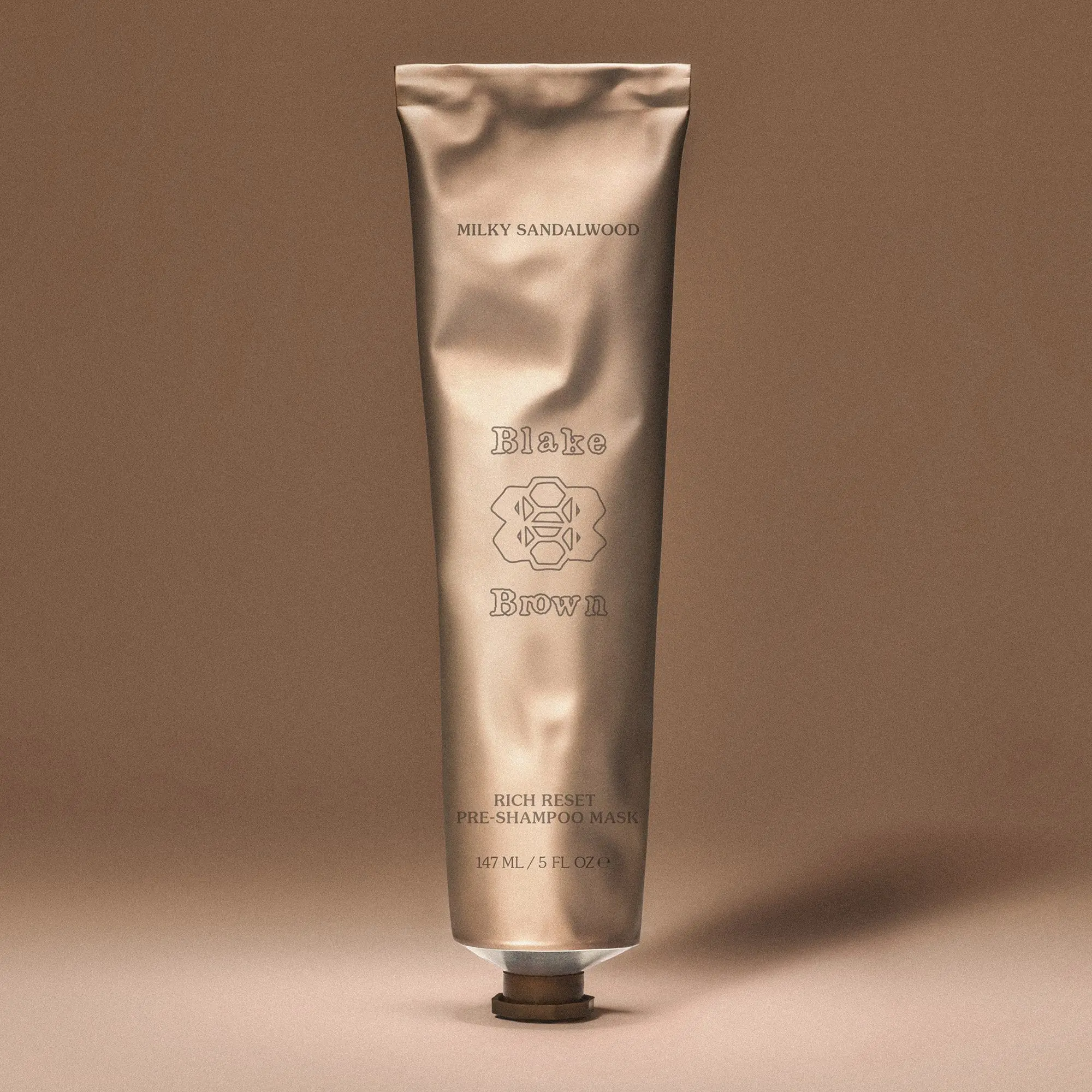 Blake Brown Beauty Rich Reset Pre-Shampoo Mask for Damaged Hair - 92% Less Breakage - Coconut Milk & Sandalwood Nourishing Haircare
