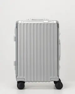 Valence EdgeFrame Carry-On Suitcase, Lunar Silver