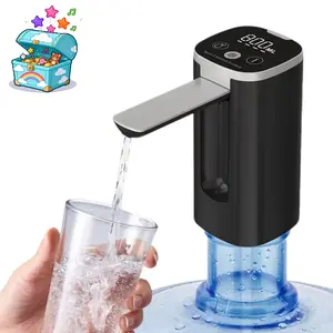Kitchen Accessories Water Bottle Dispenser, Portable Smart Water Bottle Pump, Rechargeable Electric Water Dispenser Pump, Drinking Utensils for Home, Office, Kitchen, Outdoor Drinkware