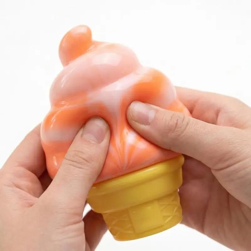 Ice Cream Squeeze Squishy, Ice Cream Squishy, Slow Rise Sensory Fidget Toy, Easter Basket Stuffers Party Favors