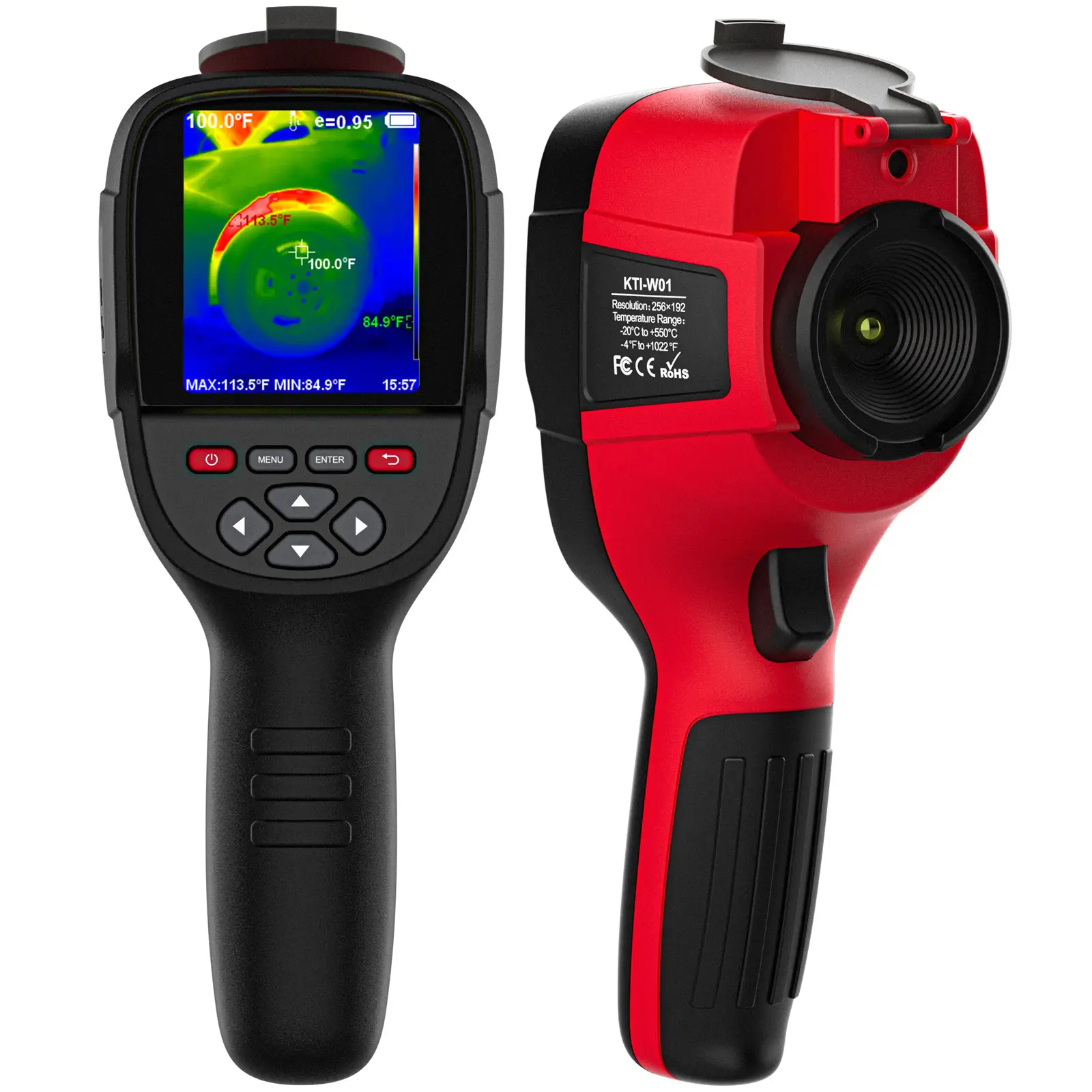 KAIWEETS Thermal Imaging Camera, 256x192 High IR Resolution, Temperature Measurement with Laser Pointer, -4°F to 1022°F Infrared Imager with 32GB Micr