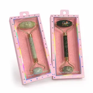 Jade Beauty Roller Facial Massage Tool, Reusable Skincare Roller for Face & Neck