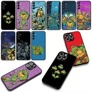 Classic Retro Turtle Character Art Phone Case For Samsung Galaxy S26 S25 S24 S23 S22 S21 Ultra Plus FE, Protective TPU Cover, Classic Cartoon Fan Gift