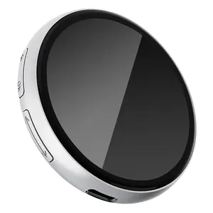 BT Connection Peripheral Badges 1.85-In IPS Dynamic Smart Display Screen Tag Pins Type-C Charging Magnetic Adsorption Animation Badge for Handbag Backpack Decorations