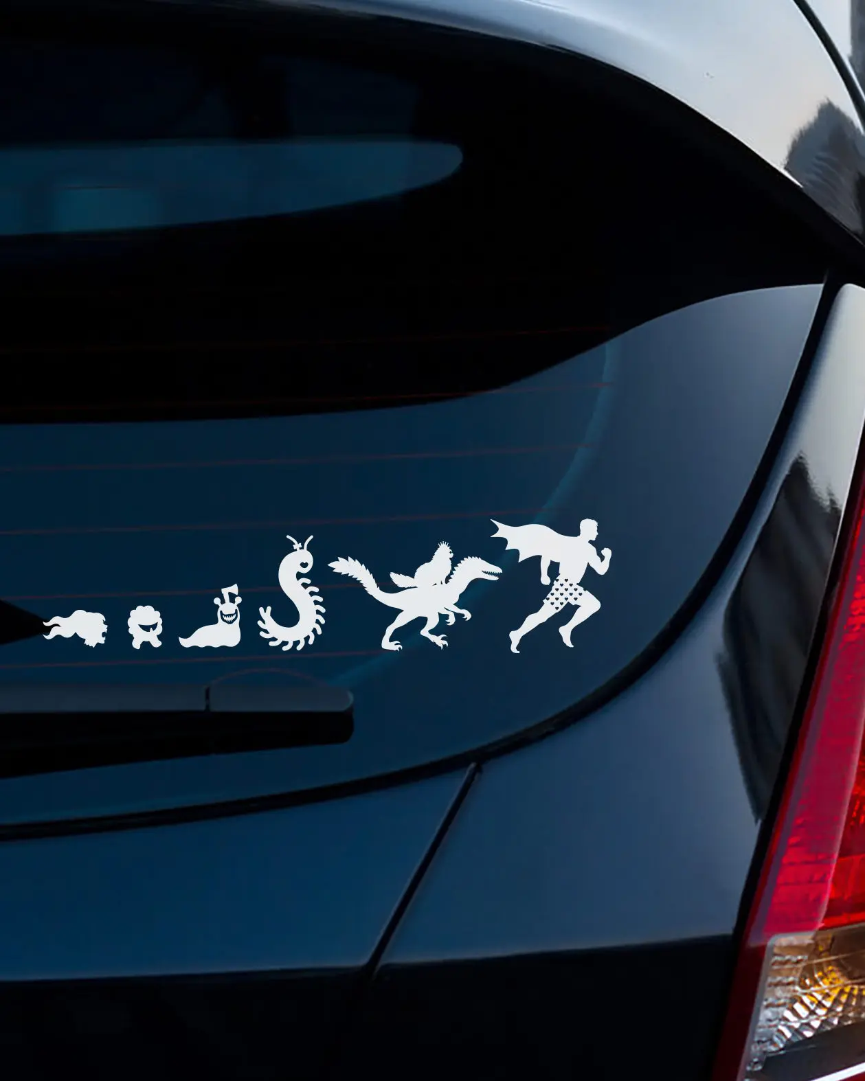 Silhouettes Decal • Dungeon Crawler Carl Car Window Sticker • No AI