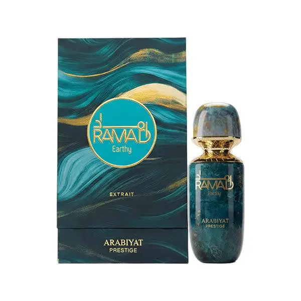 Arabiyat Prestige Ramad Earthy Extrait de Parfum - Unisex Fragrance - Oriental Spicy Woody Perfume - 3.4 fl oz Fragrance - Long-Lasting Body Scent