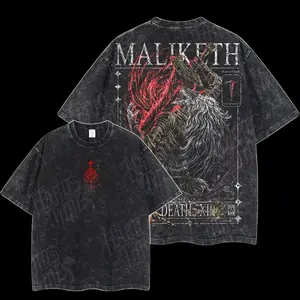 Maliketh Eldenring Boss Retro Vintage Anime T-shirt, Fashion Cotton, Full Colors, Full Sizes, For Men, For Women