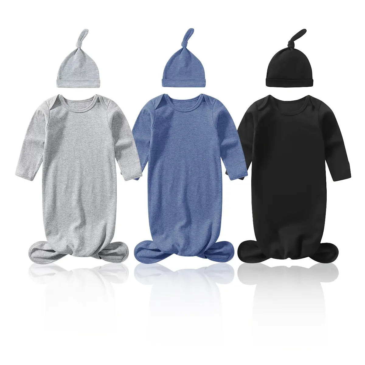 3 Pack Newborn Swaddle & Bib Set – Soft Breathable Anti-Startle Wraps, Absorbent Preemie & Newborn Bedding, Unisex Baby Essentials babyswaddle  blanket multipurpose comfy