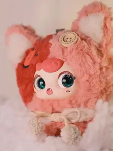 ZAZA Patch Town Vinyl Plush Blind Box，Bunny Plush Dolls，Soft Furry Collectibles，Backpack or clothing decoration，Stuffed Animal