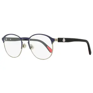 Moncler Oval Eyeglasses ML5192 090 Blue/Black 54mm