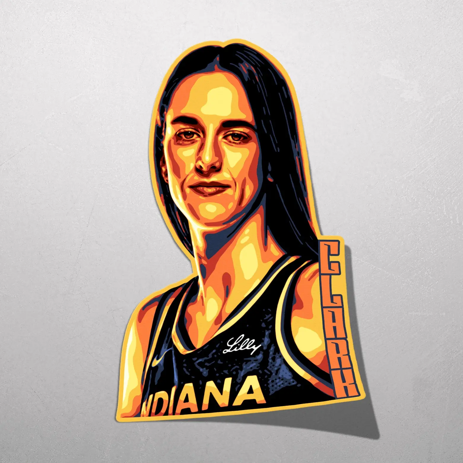 Caitlin Clark Sticker - Indiana Women's Basketball Decal