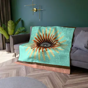 Maya Sun Crushed Velvet Blanket