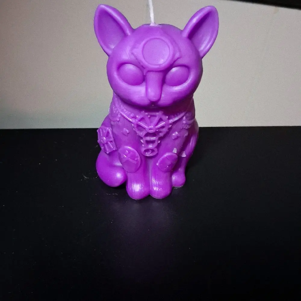 Witchy Kitty Candle