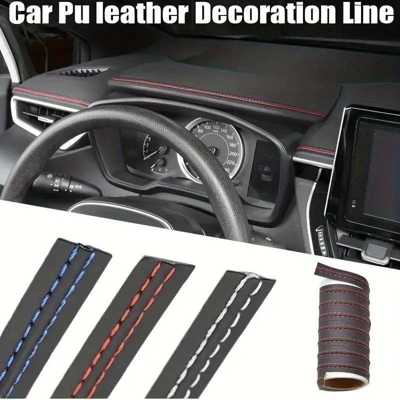 Car interior stickers, gap filler lines for the center console, decorative strips, car dashboard decorations, dashboard scratch coverings, and modification stickers, Car Accessories Interior