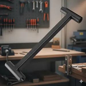 Heavy-Duty Fire Door Hinge Adjustment Tool Set - 0.134 & 0.180 Inch Security Door Wrench, Anti-Rust Alloy Steel Gap Corrector for Frame, Professional Installation Tool for Security Doors & Cleanrooms