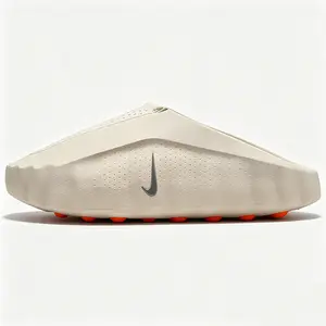 Men's Beige Nike Mind 001 Closed-Toe Slides – Tech-Inspired Style with a Comfortable Fit