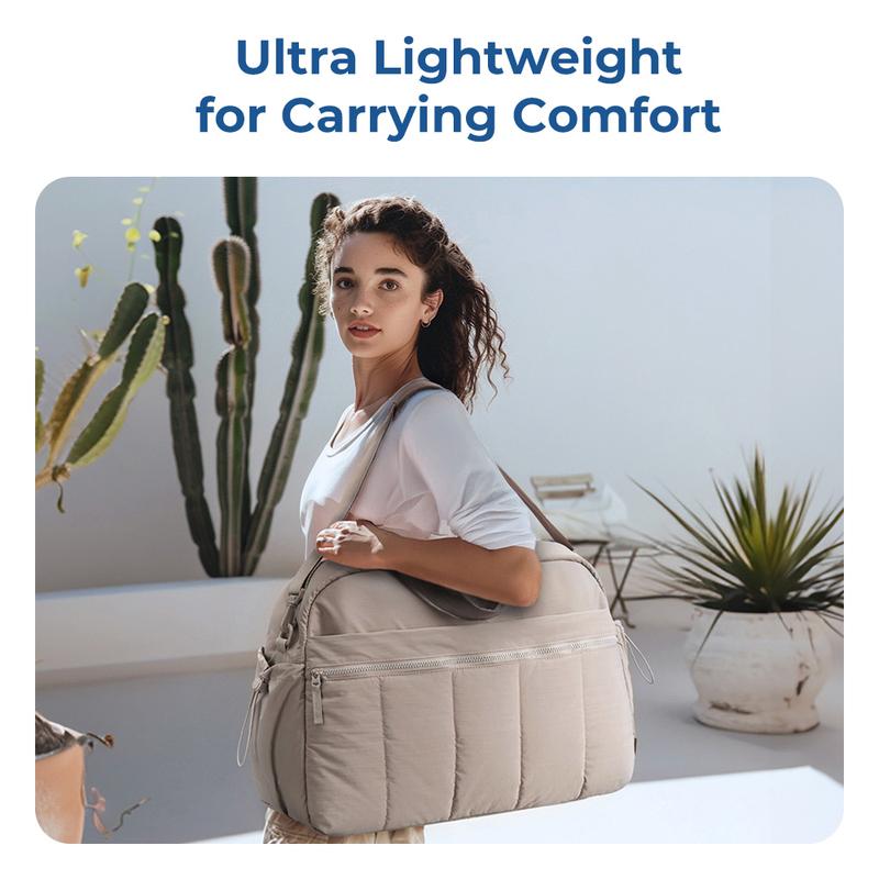 BAGSMART Puffy Water-Resistant Gym Travel Duffel Bag for Women with Wet Pocket, Carry on Weekender Bags, Water Resistant Workout Bag Sports Gym er Bags, Water Resistant Workout Bag Sports Gym TikTokShopHolidayHaul