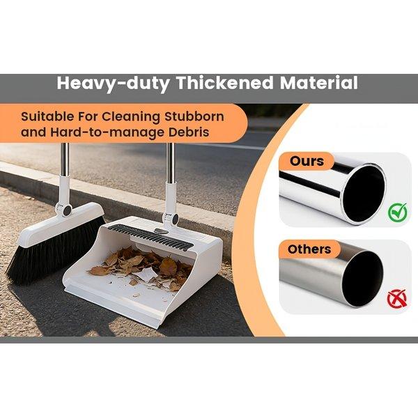 3 in 1 Broom and Dustpan Set 2 in 1 Cleaning Brush Foldable 4 in 1 Broom Combo Multi Function Cleaning Tool for Home Office Dorm Dust Removal 3 in 1 Broom and Dustpan Set 2 in 1 Cleaning Brush Foldable 4 in 1 Broom Combo Multi Function Cleaning Tool for Home Office Dorm Dust Removal