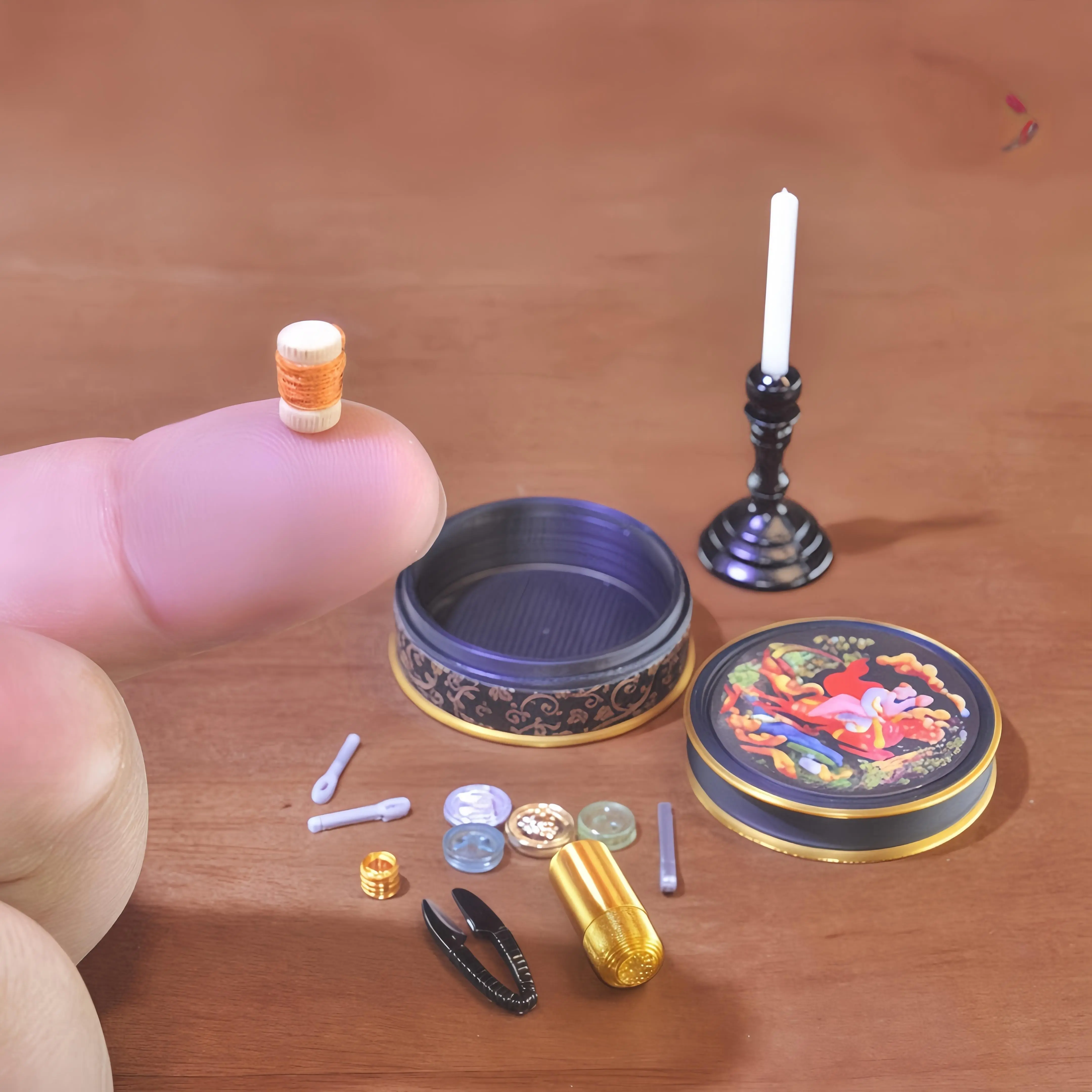 Black Sewing Box Set