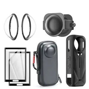 💓  Camera Accessory Kit for Insta 360 X5  for Protection with Carry Case & Lens