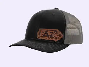 FAFO Leather Patch R112 Snapback Trucker Hat